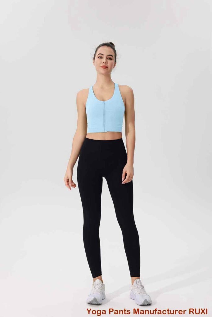 weiße Yogahose mit Taschen RUXI