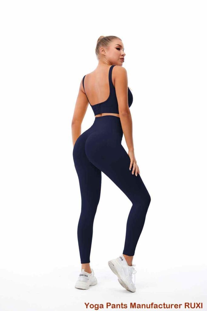 Yogashorts aus Baumwoll-Spandex