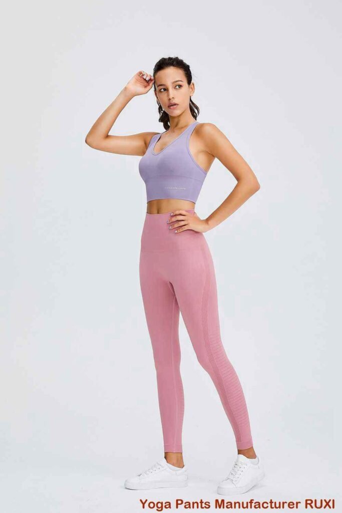 Yogahose mit mittelhohem Bund