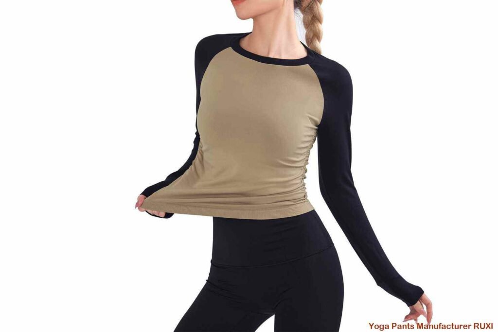 Yoga-Shorts mit Camouflage-Muster