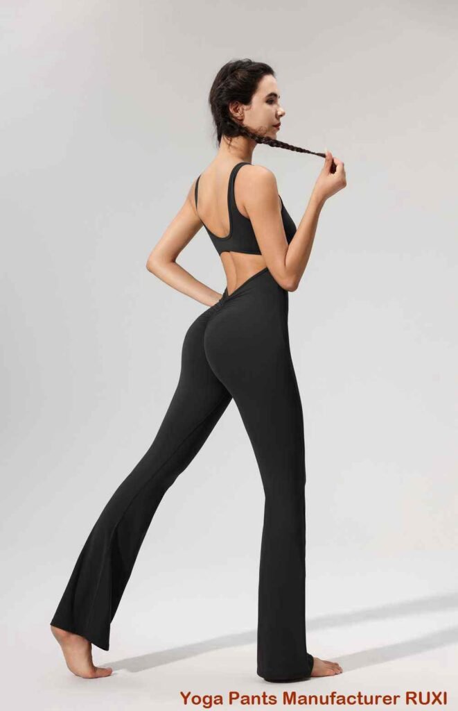 hellbraune Yoga-Shorts RUXI