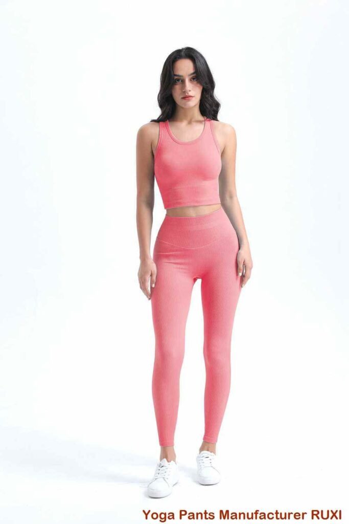 Hot-Yoga-Shorts mit hoher Taille