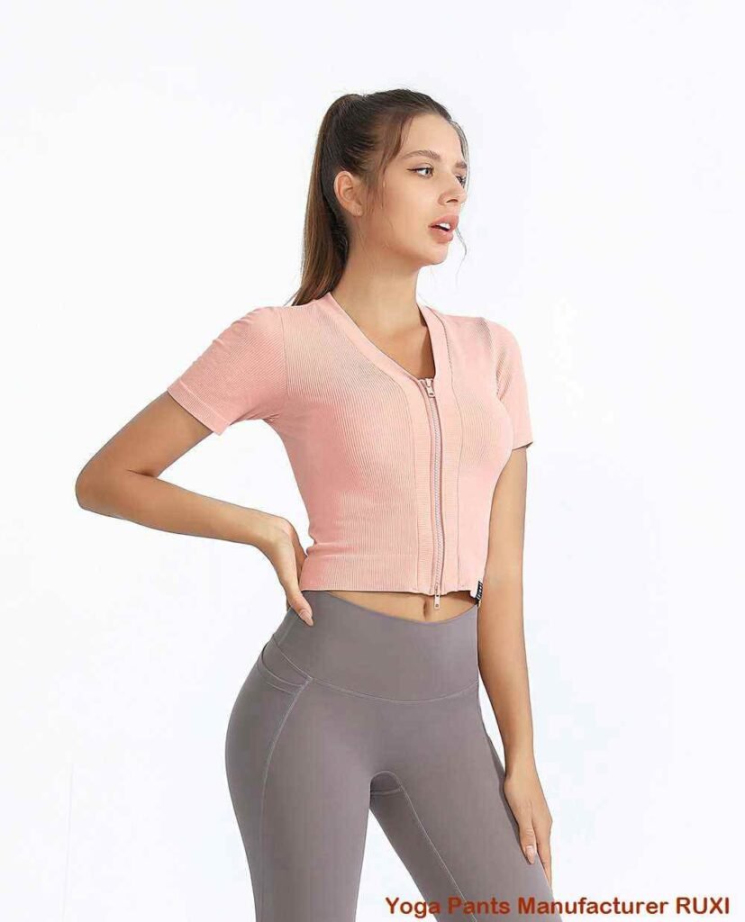 Radlerhose mit hoher Taille RUXI