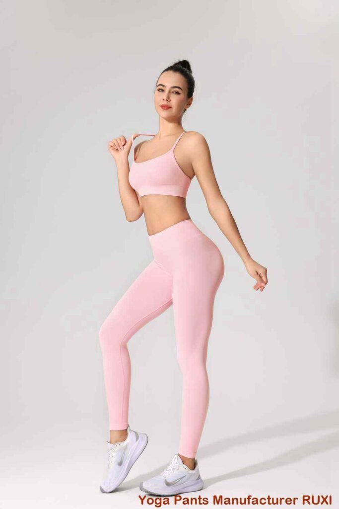 schwarze Bootcut-Leggings RUXI